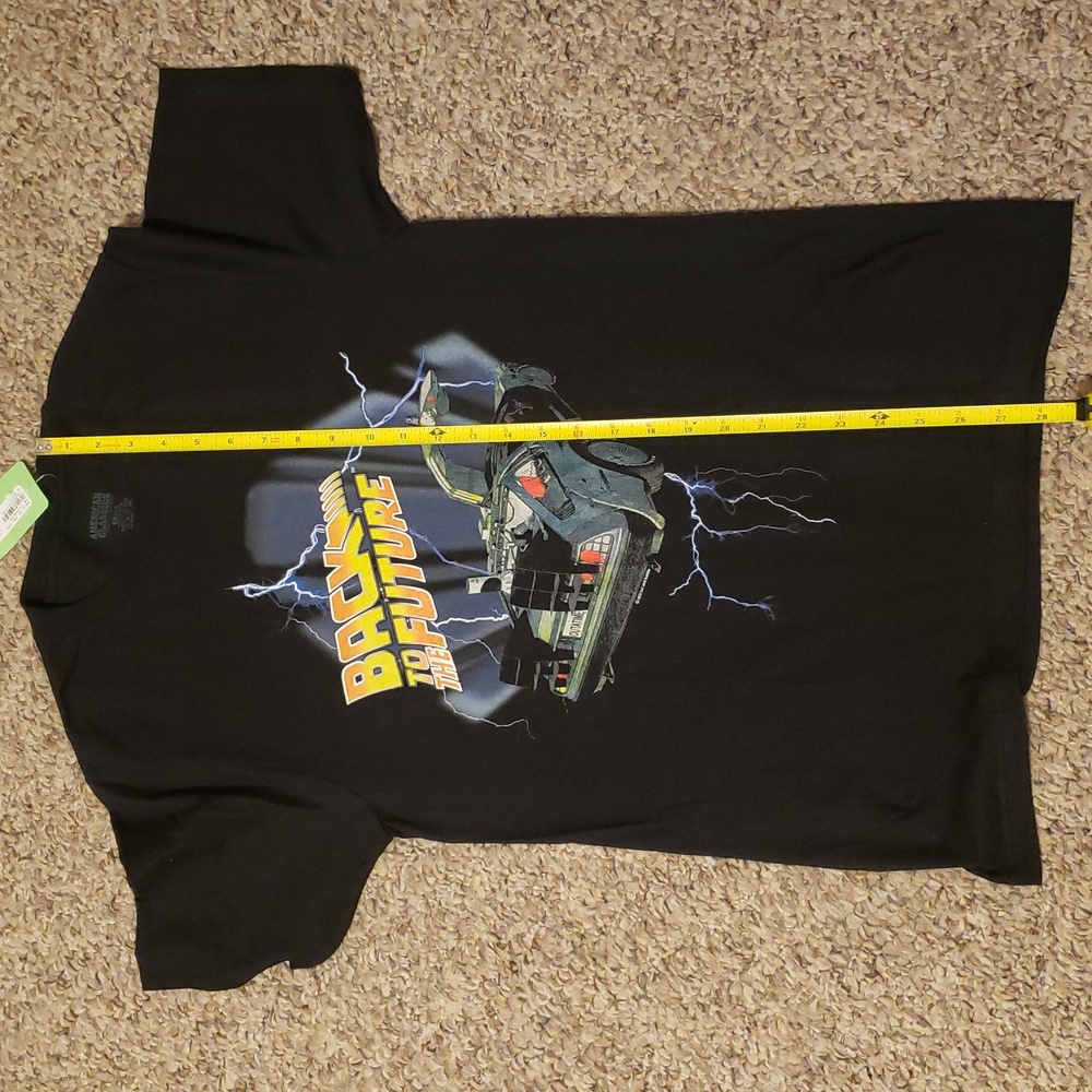 American Classics Back To The Future Blk Graphic T-Shirt, Size Small, NWT - Picture 4 of 7